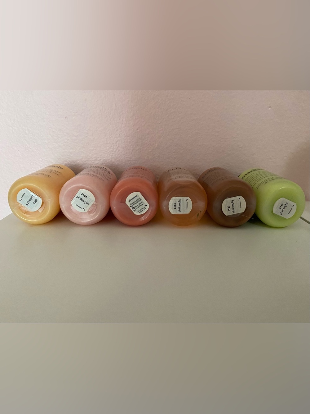Philosophy Mini Shower Gel Set – Assorted Fruit & Dessert Scents (6-Pack) - Picture 3 of 3